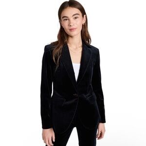 Theory Classic Black Velvet Blazer